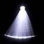 9in White Fiber Optic with smoke effect. Full-length diffusion