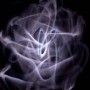 9in White Fiber Optic with smoke effect. Full-length diffusion
