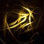 Orange Translucent Light Writer with paintbrush effect for Calligraphy