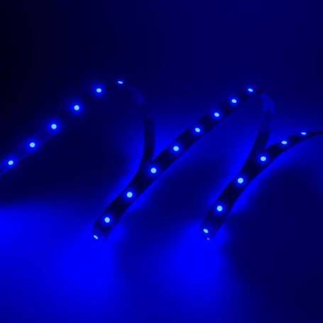 Cinta LED flexible azul 1m al por menor. Filamentos efecto Pintura luminosa