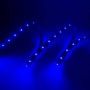 Light Painting batteries kit with 1m blue LED strip. Filaments effect