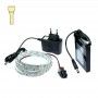 Kit de pintura luminosa a pilas con cinta de 1 m de LED blanco cálido. Efecto filamento