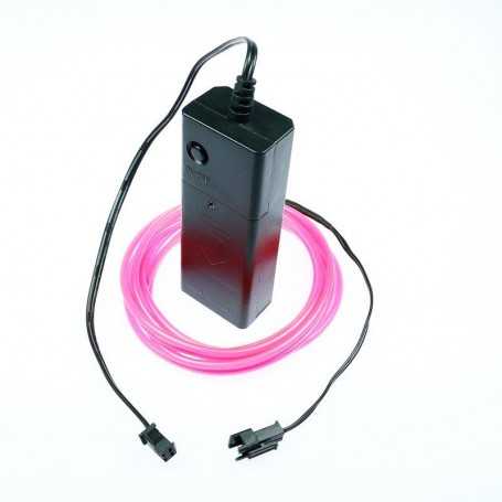 2m battery-powered pink light wire kit. Smoke and flames Light Painting effects.