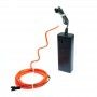 2m battery-powered multiform red neon light kit. Fixed shape and smoke Light Painting effects.