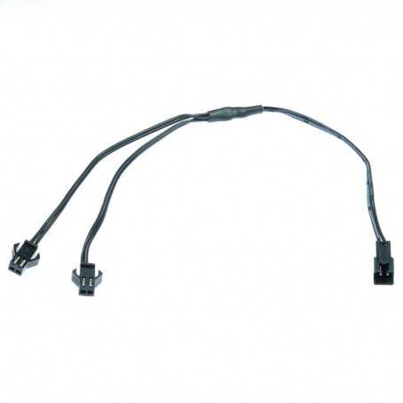 Conector doble de 28 centímetros para cables de luz flexibles