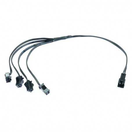 Conector cuádruple de 28 centímetros para modelar luces de neón