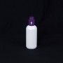 Botella opaca con filtro violeta. Humo y vapor Efectos de pintura luminosa