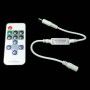 Flasher, blinker and light-dimming switch with remote control for monochrome LED tape