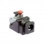 Conector jack hembra con clip para cinta LED monocolor