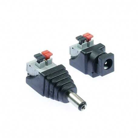 Kit de conector jack con clip para cinta led monocolor