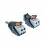 Kit de conector jack con clip para cinta led monocolor