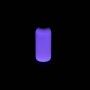 Opaque bottle with purple filter. Smoke and steam Light Painting effects