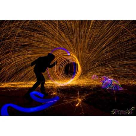 Painting "Fire Aspiration" by Ohdrey Pom's. Size: 100 cm per 70 cm.