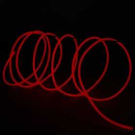 Cable de luz roja de 2 m al por menor. Efectos de pintura luminosa: humo y llamas