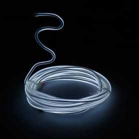 Neón blanco modelable de 2 m al por menor. Efectos de pintura luminosa: forma fija y humo
