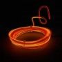 Retail 2m multiform orange neon light. Fixed shape and smoke Light Painting effects.