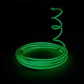 Venta al por menor modelable verde neón de 2 m. Efectos de pintura luminosa: forma fija y humo