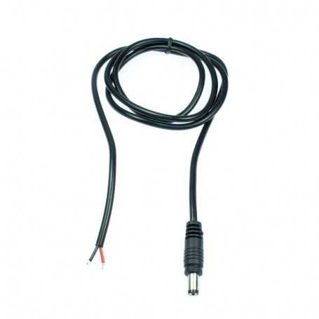 Conector jack macho de 1 m para cinta de soldadura de LED monocolor