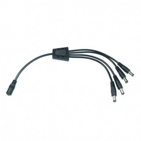 Conector jack cuádruple de 30 cm para cinta led monocolor