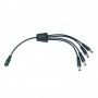 Conector jack cuádruple de 30 cm para cinta led monocolor