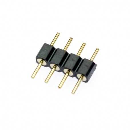 Conector macho-macho para cinta de leds multicolor