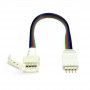 Conector rápido macho RGB para cinta de leds multicolor
