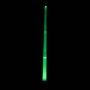 Green Collapsible Light Sword. Draped effects and flame