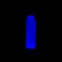 Opaque bottle with blue filter. Smoke and steam Light Painting effects