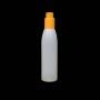 Opaque bottle with orange filter. Smoke and steam Light Painting effects