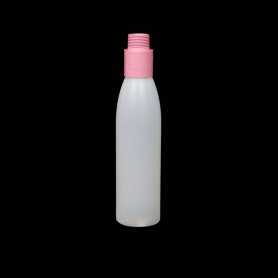 Botella opaca con filtro rosa. Efectos de humo y vapor Light Painting