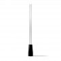 Round plexiglass with lines insertion. Draped effect light point