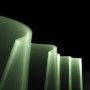 White opaque tubes, draped effect. Pack of 4 tubes
