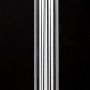 Round plexiglass with lines insertion. Draped effect light point
