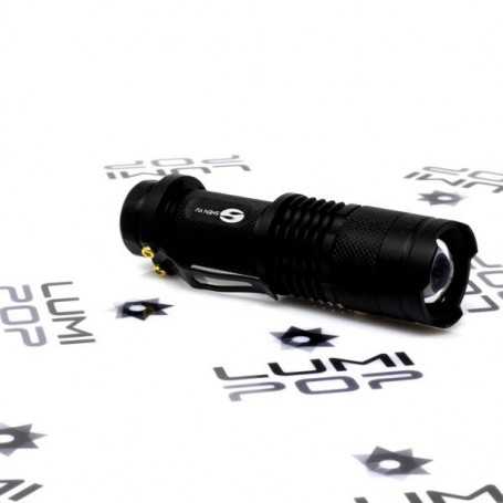 Mini linterna LED para pintar 150 lúmenes negro