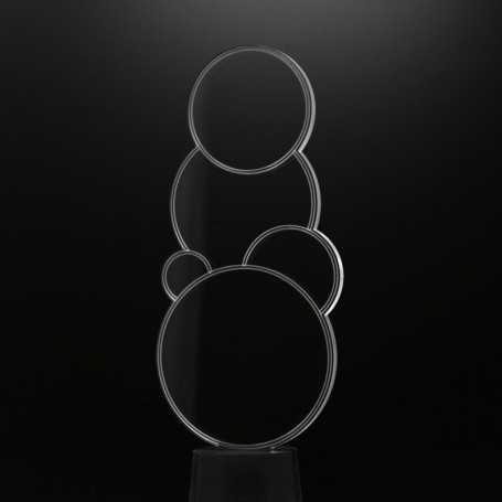 Plexiglass Maxi Blade BUBBLE 1 for LightPainting Paradise Flat Connector