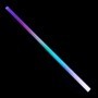 Tube holographique avec effet arc-en-ciel allumé