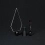9in Plexiglass Diamond. Smoke effects and Light Graff geometrical shapes