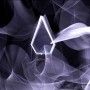 9in Plexiglass Diamond. Smoke effects and Light Graff geometrical shapes